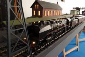 Locomotive 241A livrée noire