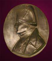 Medaillon bronze Napoleon IerRéf:1544-120