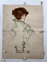 Schiele Egon (1890 - 1918)AquarelleRéf:6979 - 5600 M