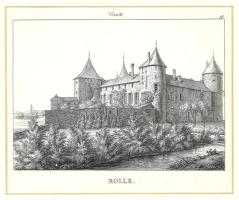 Gravure château de Rolle Réf:G1721-30